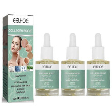 3pcs Collagen Boost Face Serum 30ml Moisturizing Instant Face Lift Essence Skin Tightening Essential Liquid for Saggy Sensitive Skin