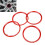 4PCS Wheel Hub Ring Centric Decoration Spacer 12