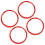 4PCS Wheel Hub Ring Centric Decoration Spacer 3