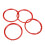 4PCS Wheel Hub Ring Centric Decoration Spacer 9