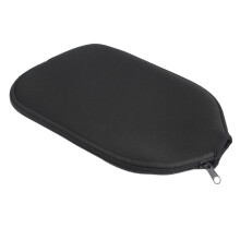 Racket Sleeve Neoprene Paddle Cover - Protective Pouch for Tennis, Badminton, Squash, Black, Fits Standard Sizes