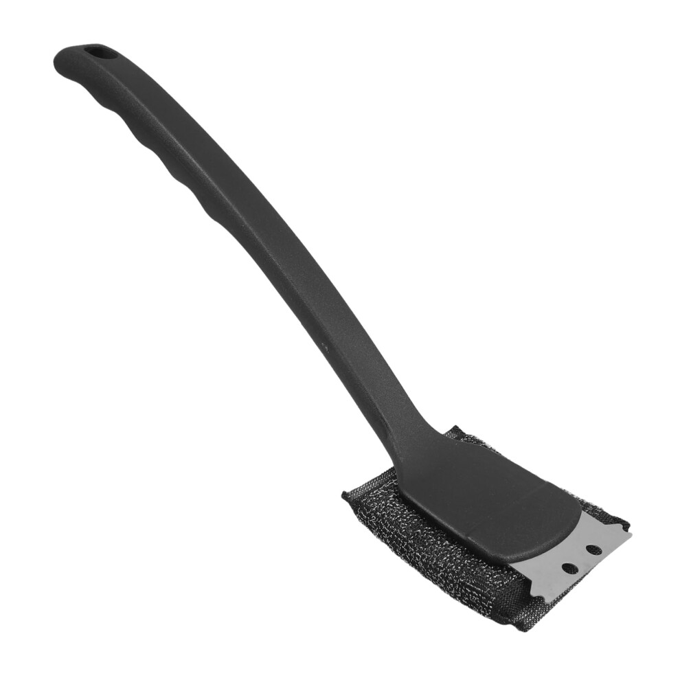 Grill Brush for Outdoor Grilling - Long Handle Steel Wire BBQ Cleaning Tool for Griddle and Barbecue Accessories-image-OPC-PKFHBFF-NEW