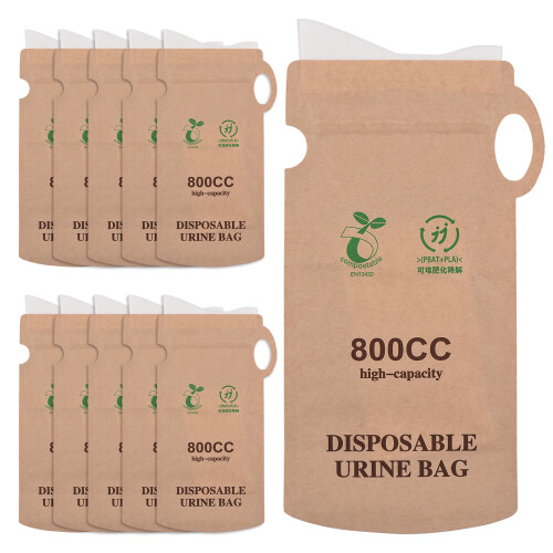Notfall-Urinbeutel 800 ml 27  13,2 cm 10 Stück 1