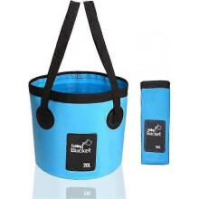 20L Collapsible Bucket, Collapsible Water Bag, Portable Water Container for Washing Clothes and Dishes or as a Water Trayx