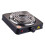 (Single1000W Black) Portable Electric Coil Burner with Indicator Lights Practical Burner Cooktopx 3