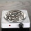 (Single 1000W White) Portable Electric Coil Burner with Indicator Lights Practical Burner Cooktopx 5