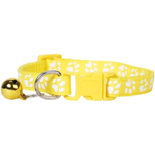 Personalised Cat Collars Quick Release With Name Tag, Bell And Safety Release Adjustable Size 1