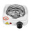 (Single 500W White) Portable Electric Coil Burner with Indicator Lights Practical Burner Cooktopx 5