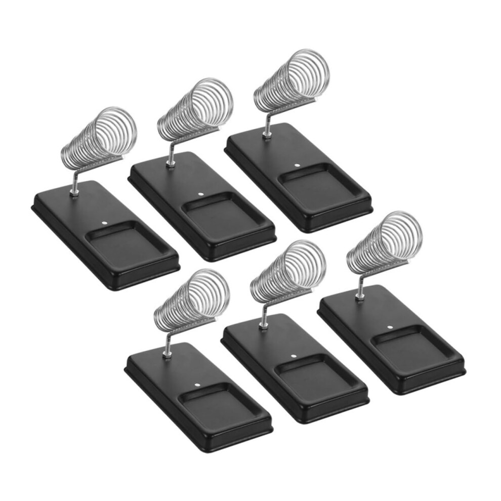 6Pcs Soldering Iron Holder With Stable Base And Sponge Portable Soldering Stand For Home Workshop Use 6447073635991