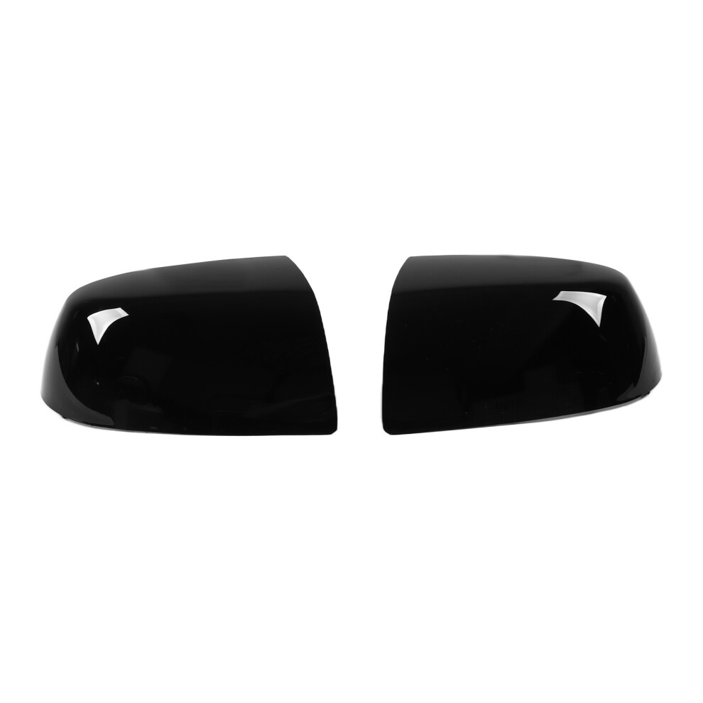 Pair Rearview Mirror Cover Glossy 1429790 Black 8320539147154