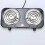 (Double 2000W Black) Portable Electric Coil Burner with Indicator Lights Practical Burner Cooktopx 2