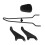 Detachable Rear Passenger Backrest Bar with 8