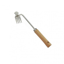 (Short,Round)Heavy Duty Weeding Tool with Handle Wear Resistant Planting Supplies for Courtyard p