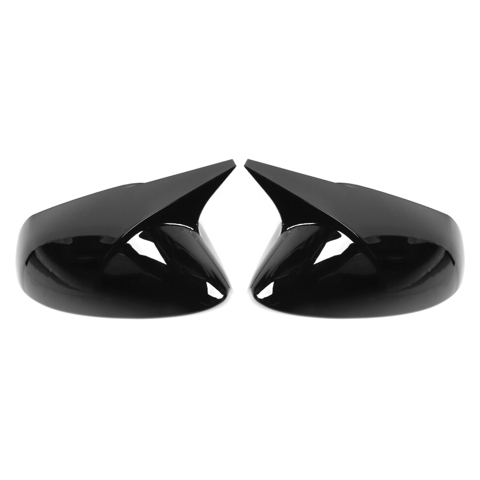 Pair Side Mirror Cover Cap Horn Style Protector 8320539147475