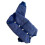 4-beinige Winter-Hundejacke, gefüttert, blau, Größe M 10