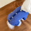 4-beinige Winter-Hundejacke, gefüttert, blau, Größe M 6
