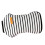 Gestreiftes Hundeshirt Schwarz XXL - 50.0g Polyester 11