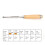 10mm Chrome Vanadium Chisel for Carpentry Woodworking Tool 3