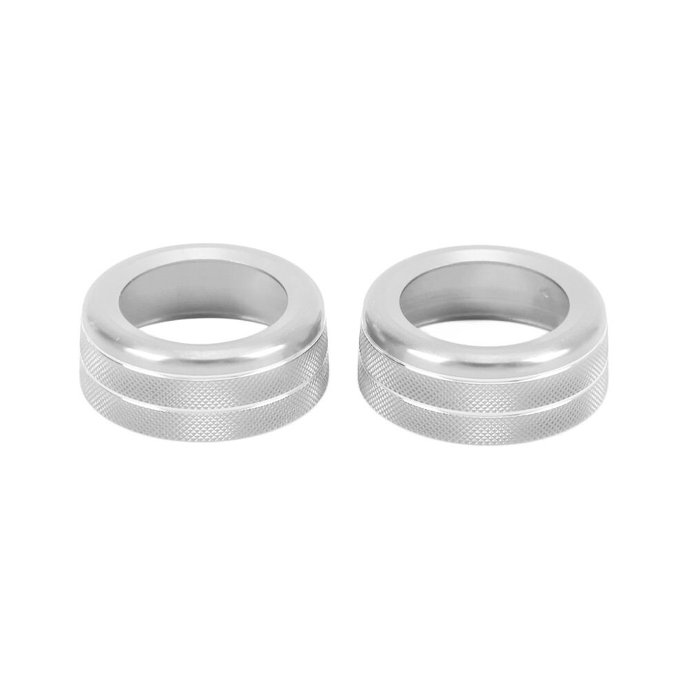2Pcs Air Conditioning Knob Cover Aluminium Alloy 8320539148311