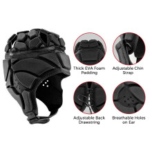 Soft Goalkeeper Helmet Football Rugby Soccer