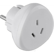 70060 Australia/china To France/europe Travel Adapter, Whitec