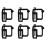 6 Set Truck Cap Mounting Clamps Replacement for 1