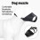 Waterproof Adjustable Dog Muzzle Black Model 7, Size 23CM 1