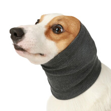 Dog Ear Muff Noise Protection Covers for Dogs, Winter Scarf Earmuff, High Stretchy Pet Hoodies for Calming and Warmth