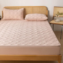 Waterproof Fitted Sheet Quilted Mattress Protector For Twin Full Queen King Size 160x200 Cm
