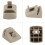 Grauer Sonnenblendenclip YS4Z5404132AAA Focus 2000-2004 5
