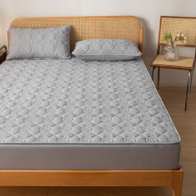 Waterproof Fitted Sheet Quilted Mattress Protector For Twin Full Queen King Sizes 160x200 CM Mattress Cover