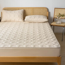 Waterproof Fitted Sheet Quilted Mattress Cover Protector for Twin Full Queen King Size 160x200 Mattress