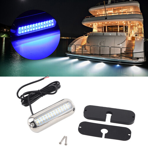 Bootslicht 39 LEDs Blau Unterwasser IP68