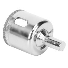 10 Stück Diamantbohrkronenset, Hochleistungsschnellstahl, 6-50mm, Silber