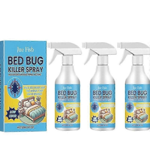 (3Bottles) 1-3X Bed Bug Spray To Prevent Fleas And Bed Bug Bites, Home Multi-purpose New  p