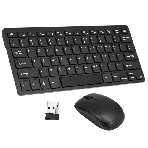 2.4GHz Wireless Keyboard Mouse Combo Ultra Thin 2