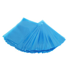 250pcs Waterproof Blue PE Tattoo Wash Bottle Cover Sleeves 24.6x15cm