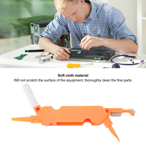 Bluetooth-Ohrhörer-Reinigungsstift-Set Orange ABS 2