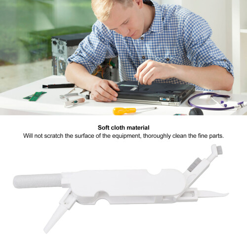 Kit de nettoyage pour écouteurs Bluetooth – ensemble de stylos en ABS blanc 2