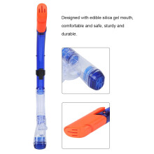 Halbtrockenes PVC-Blaues Schnorchel für Taucher- und Schwimmtraining Ausrüstung