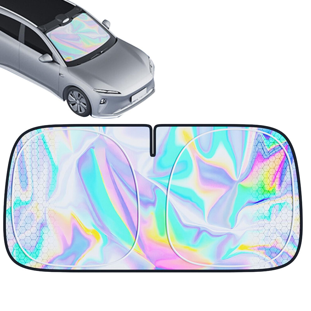 Windshield Sun Shade For Cars, Uv Protection Front Shade For Summer Travel, Fits Most Vehicles, Easy To Use And Store 9016109815934