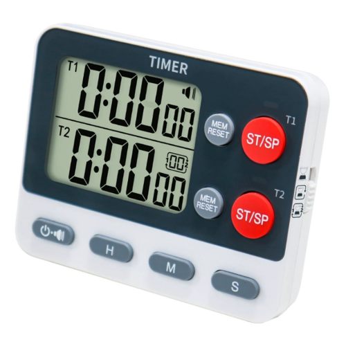 Digital Kitchen Dual Group Cycling Timer Three Timing Options