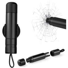 Car Safety Hammer for Mazda 3 Hatchback BP 2019-2024 Window Breaker And Seat Belt Cutter Emergency Car Hammer Black
