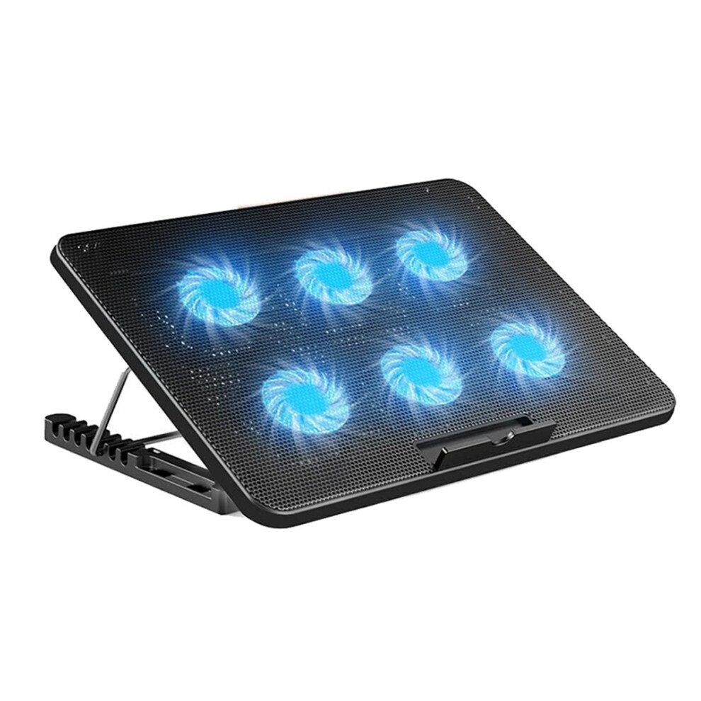 Laptop Cooling Pad Laptop Cooler With 6 Quiet Fans 7 Height 4711807196518