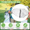 Golf Bag Rain Cover PVC Trolley Waterproof Windproof 6