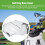 Golf Bag Rain Cover PVC Trolley Waterproof Windproof 4