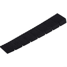 Recyclable Furniture Leveling Wedges 10 Pack Black Plastic Shims for Stability and Support in Home and Office
