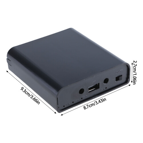 3Pcs 18650 Power Box with 5.5x2.1mm Power Cable UPS Power Supply 2
