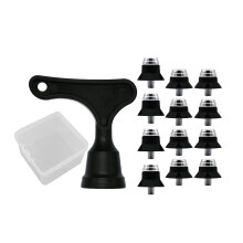 12Pcs Football Boot Spikes Aluminum Alloy Football Shoe Stud