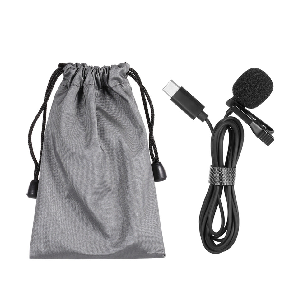 Lavalier Microphone Omni Directional Condenser Black 8320539153162